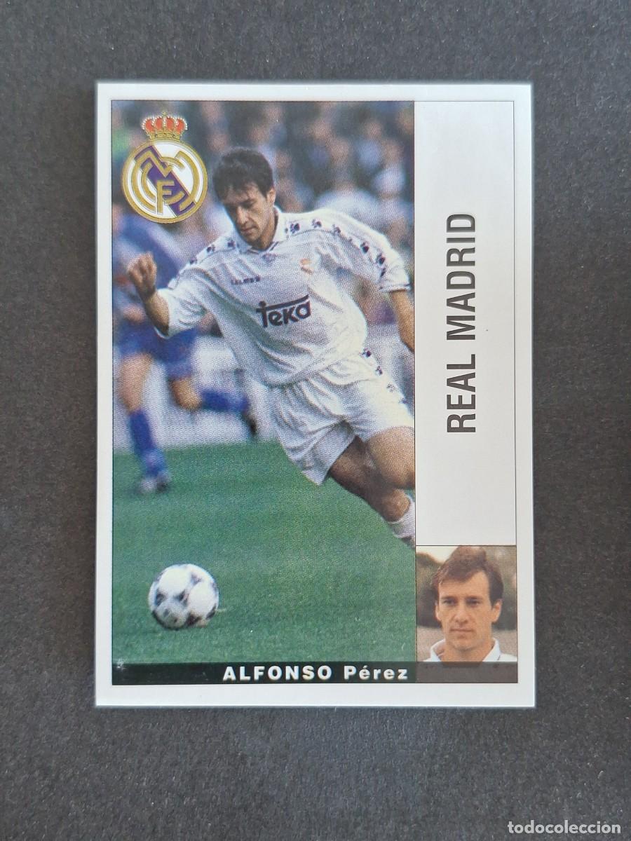 Cromos de f&uacute;tbol: L2 ALFONSO REAL MADRID PANINI LIGA 1995 1996 95 96 NUNCA PEGADO SIN PEGAR