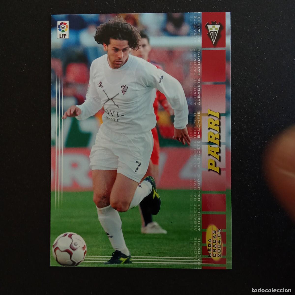 Cromos de f&uacute;tbol: 10 PARRI ALBACETE LIGA 2004 2005 04 05 MEGACRACKS PANINI - NUMERO CON ESPACIO