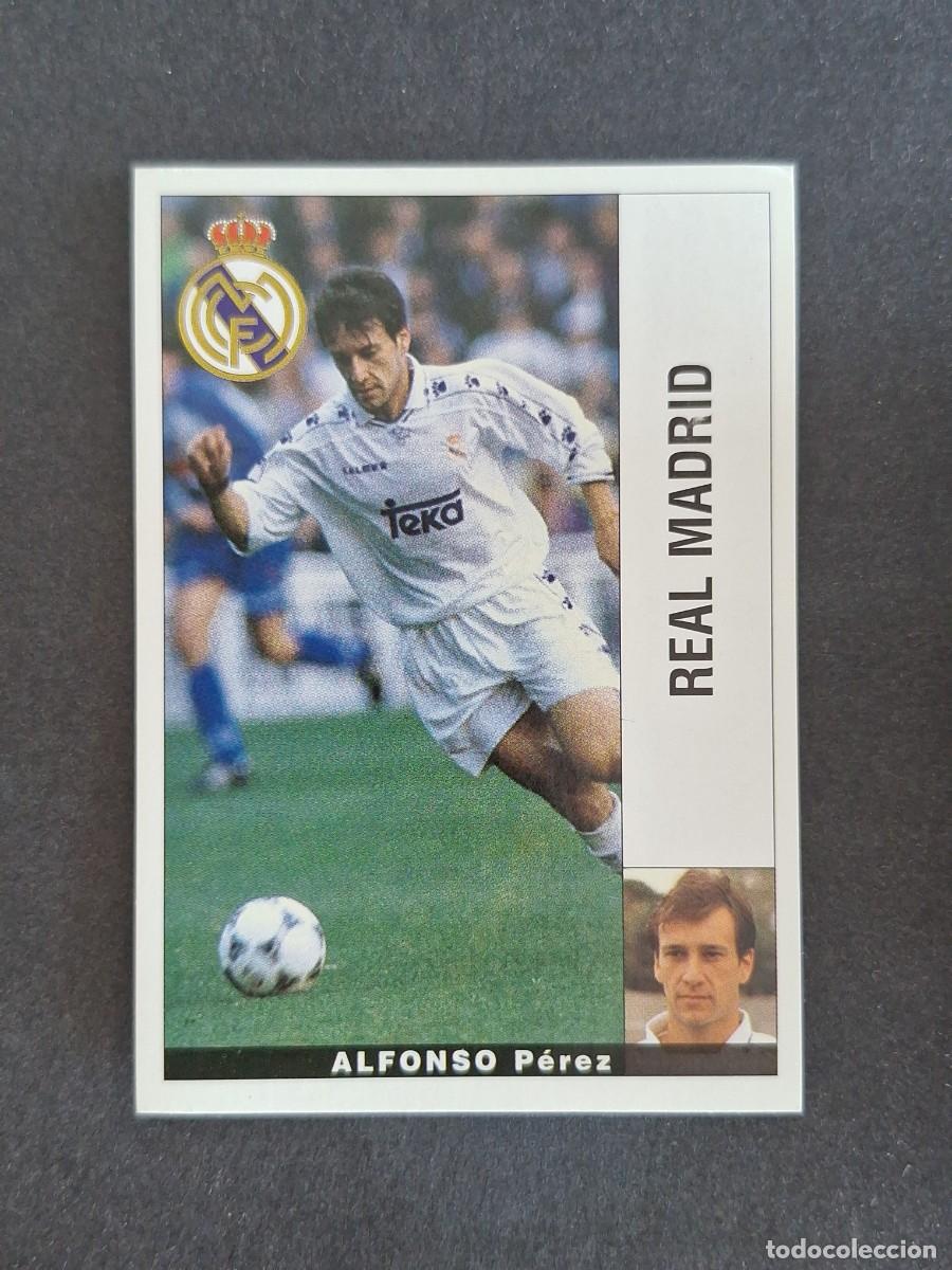 Cromos de f&uacute;tbol: L2 ALFONSO REAL MADRID PANINI LIGA 1995 1996 95 96 NUNCA PEGADO SIN PEGAR