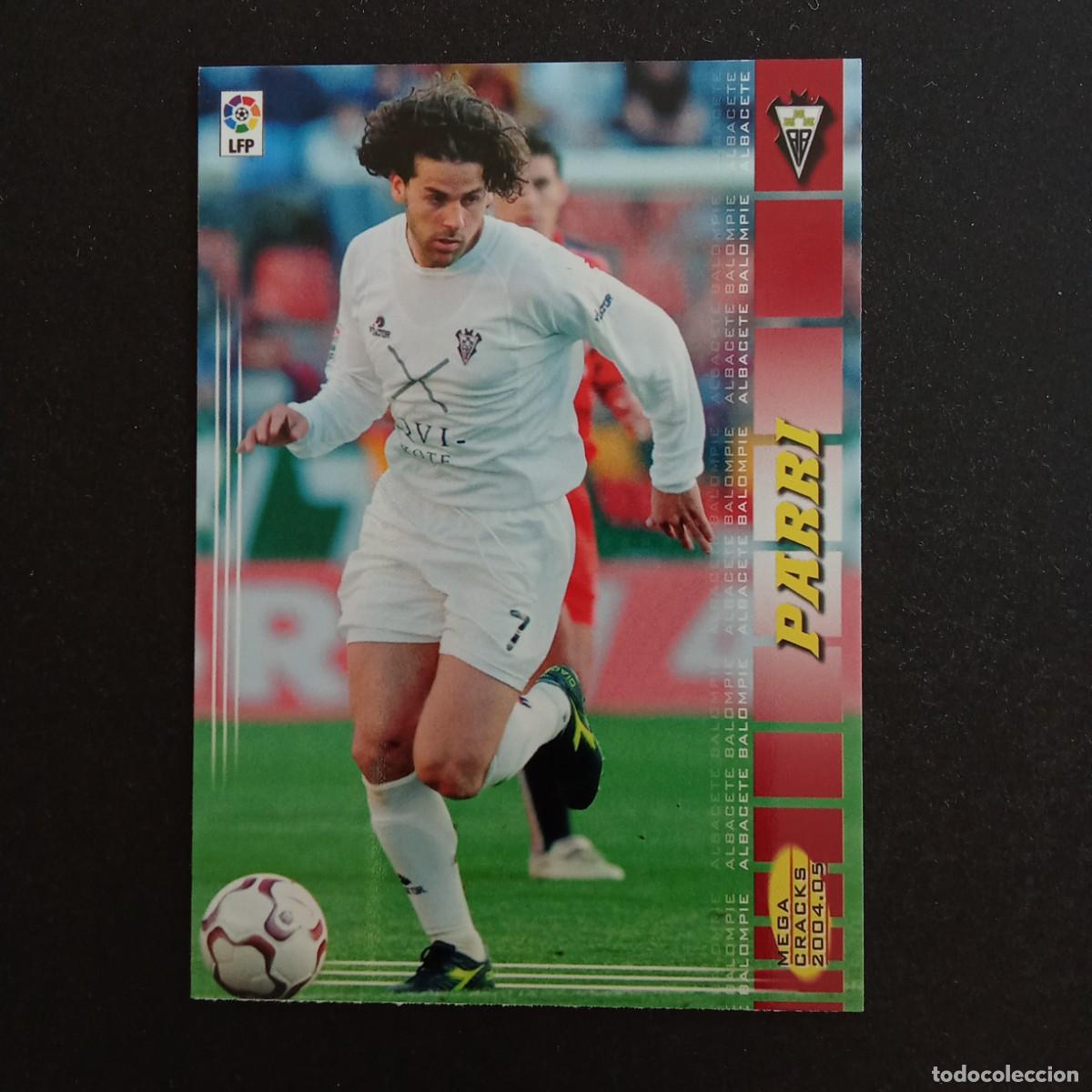 Cromos de f&uacute;tbol: 10 PARRI ALBACETE LIGA 2004 2005 04 05 MEGACRACKS PANINI - NUMERO SIN ESPACIO