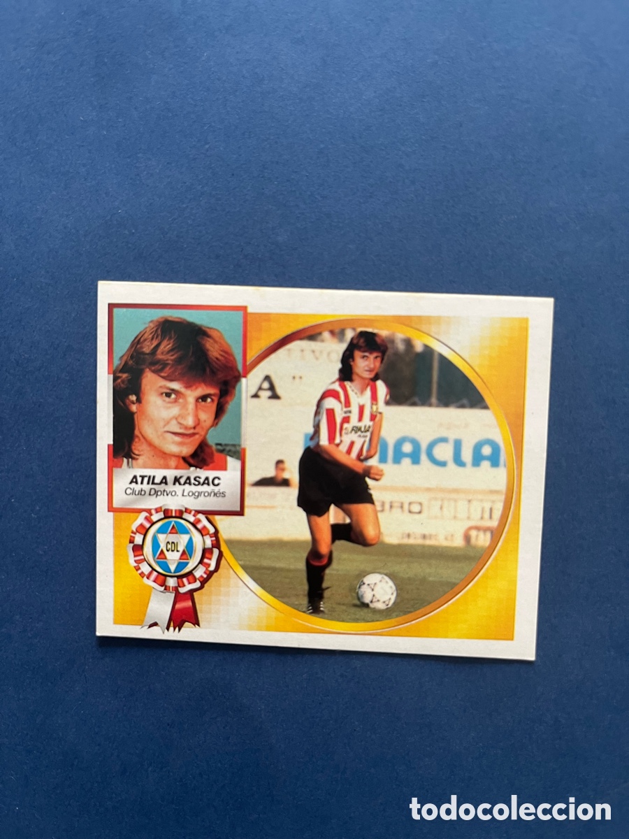 Cromos de f&uacute;tbol: Atila Kasac Logro&ntilde;&eacute;s Este 1994-95 sin pegar .