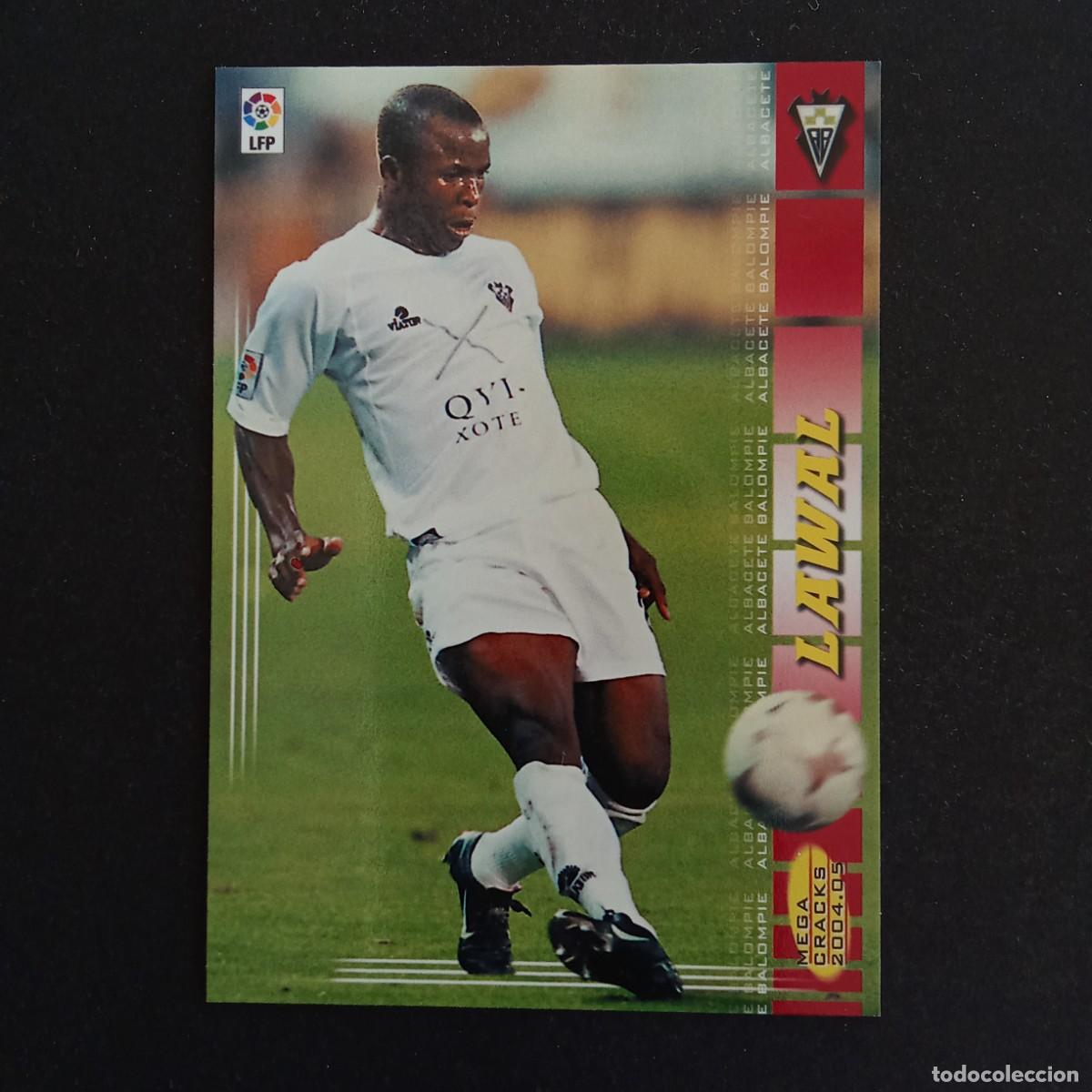 Cromos de f&uacute;tbol: 11 LAWAL ALBACETE LIGA 2004 2005 04 05 MEGACRACKS PANINI -