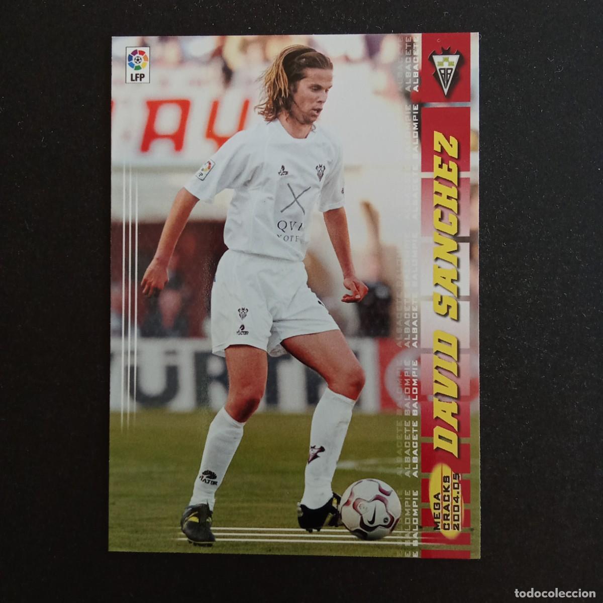 Cromos de f&uacute;tbol: 13 DAVID SANCHEZ ALBACETE LIGA 2004 2005 04 05 MEGACRACKS PANINI - VERSION CON ESPACIO