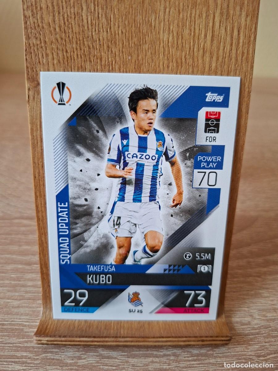 Cromos de f&uacute;tbol: Kubo #SU25 Real Sociedad Topps Match Attax Champions League 2022 2023 Extra Squad Update