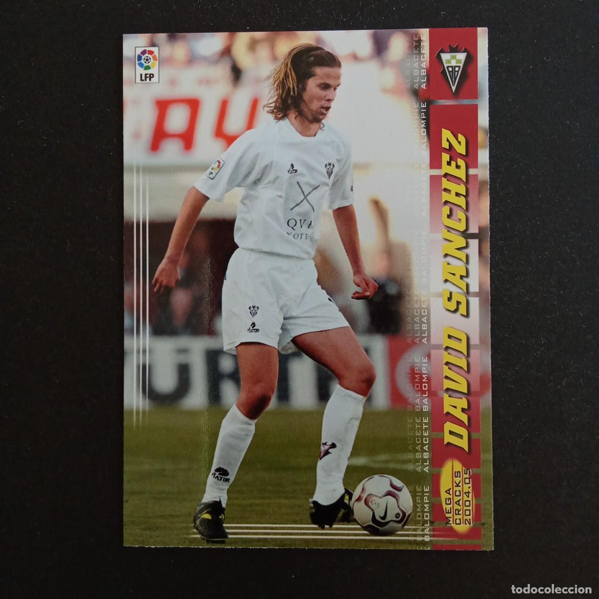 Cromos de f&uacute;tbol: 13 DAVID SANCHEZ ALBACETE LIGA 2004 2005 04 05 MEGACRACKS PANINI - VERSION SIN ESPACIO