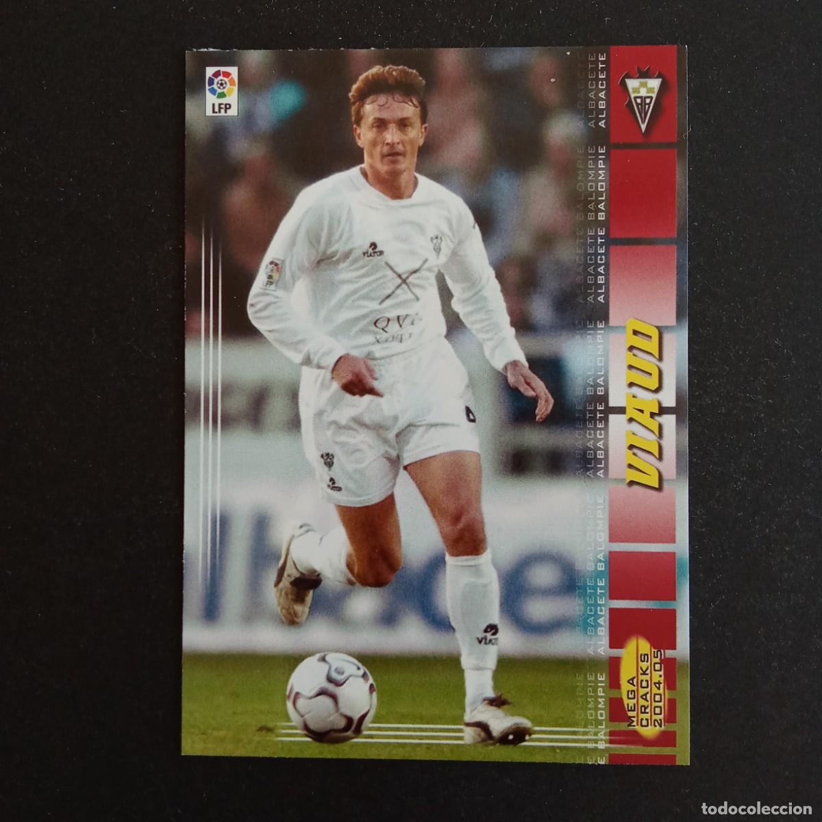 Fu&szlig;ball-Sticker: 14 VIAUD ALBACETE LIGA 2004 2005 04 05 MEGACRACKS PANINI - VERSION CON ESPACIO