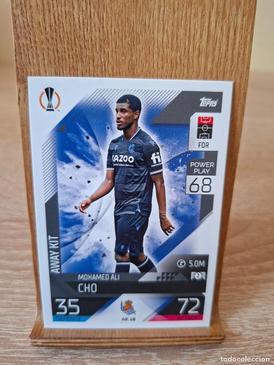 Fu&szlig;ball-Sticker: Ali Cho #AK18 Real Sociedad Topps Match Attax Champions League 2022 2023 Extra Away Kit