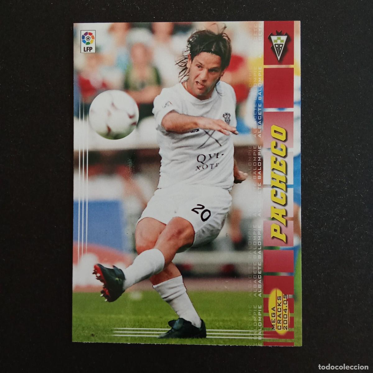 Fu&szlig;ball-Sticker: 16 PACHECO ALBACETE LIGA 2004 2005 04 05 MEGACRACKS PANINI - NUMERO SIN ESPACIO