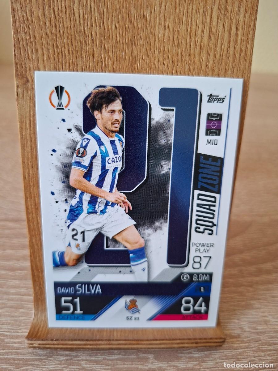 Fu&szlig;ball-Sticker: David Silva #SZ21 Real Sociedad Topps Match Attax Champions League 2022 2023 Extra Squad Zone
