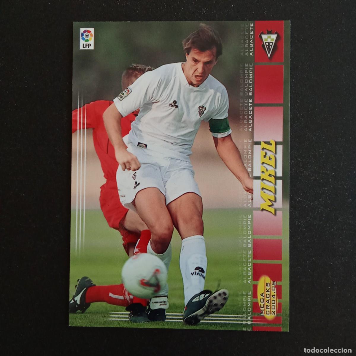 Fu&szlig;ball-Sticker: 17 MIKEL ALBACETE LIGA 2004 2005 04 05 MEGACRACKS PANINI - NUMERO CON ESPACIO