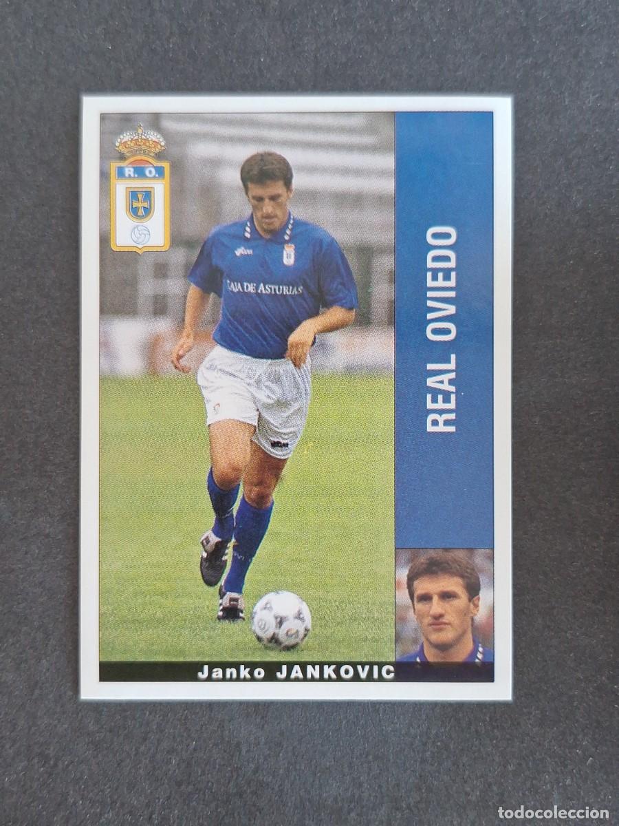 Fu&szlig;ball-Sticker: L2 JANKOVIC REAL OVIEDO PANINI LIGA 1995 1996 95 96 NUNCA PEGADO SIN PEGAR