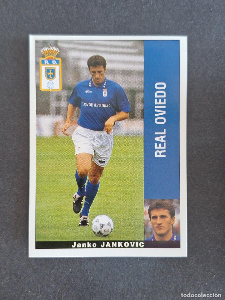 Fu&szlig;ball-Sticker: L2 JANKOVIC REAL OVIEDO PANINI LIGA 1995 1996 95 96 NUNCA PEGADO SIN PEGAR