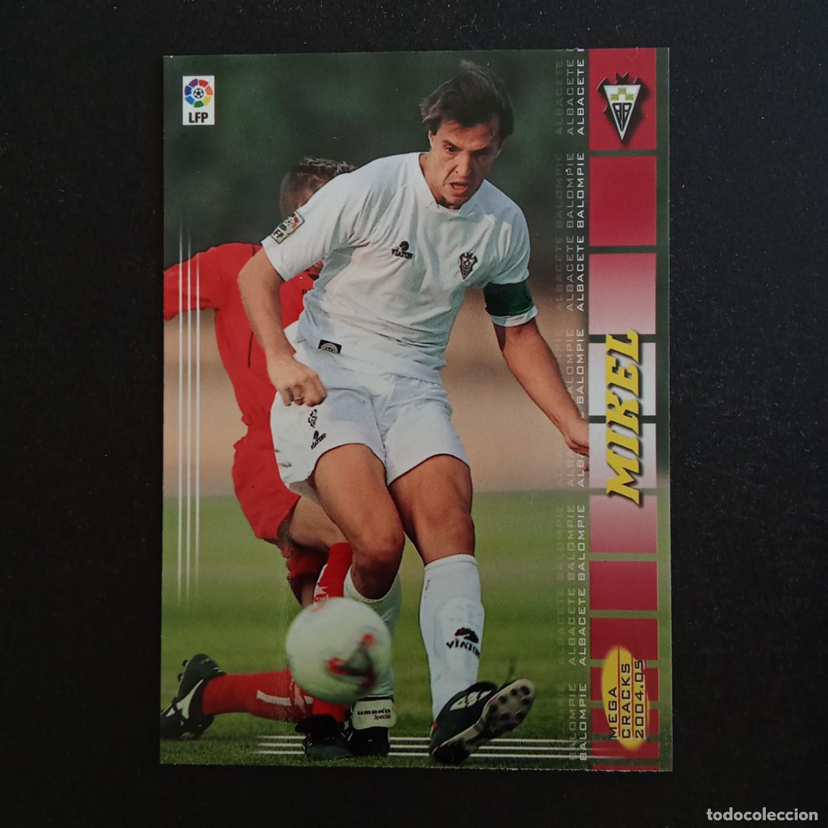Fu&szlig;ball-Sticker: 17 MIKEL ALBACETE LIGA 2004 2005 04 05 MEGACRACKS PANINI - NUMERO SIN ESPACIO