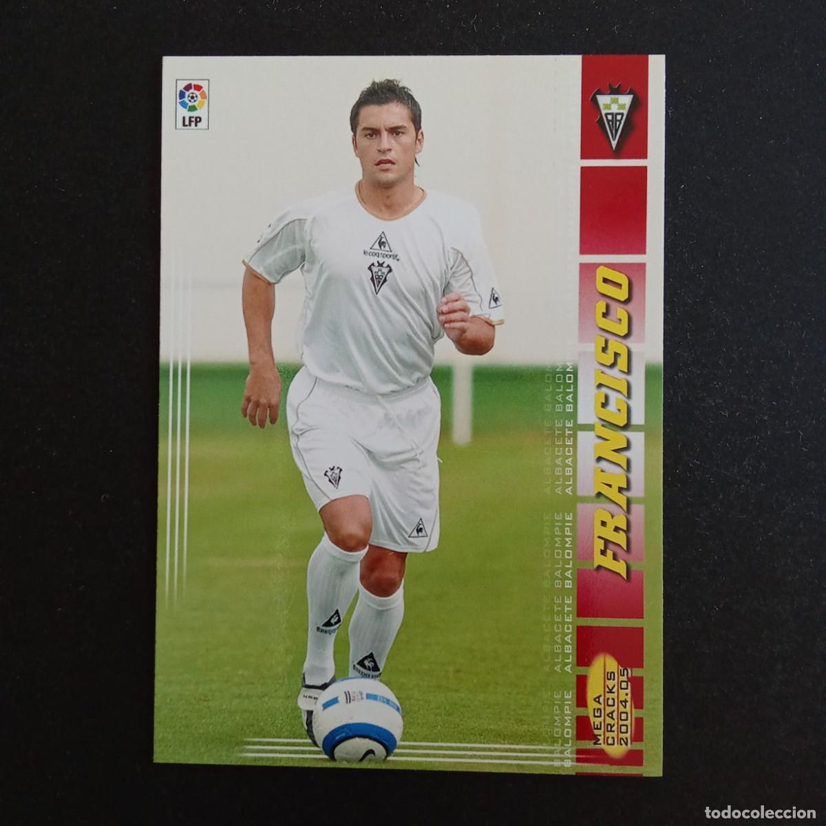 Fu&szlig;ball-Sticker: 18 FRANCISCO ALBACETE LIGA 2004 2005 04 05 MEGACRACKS PANINI -