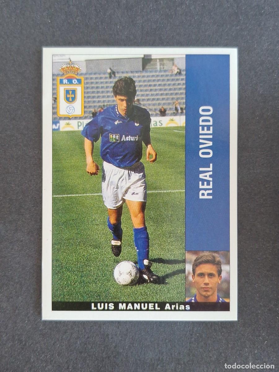 Fu&szlig;ball-Sticker: L2 LUIS MANUEL REAL OVIEDO PANINI LIGA 1995 1996 95 96 NUNCA PEGADO SIN PEGAR