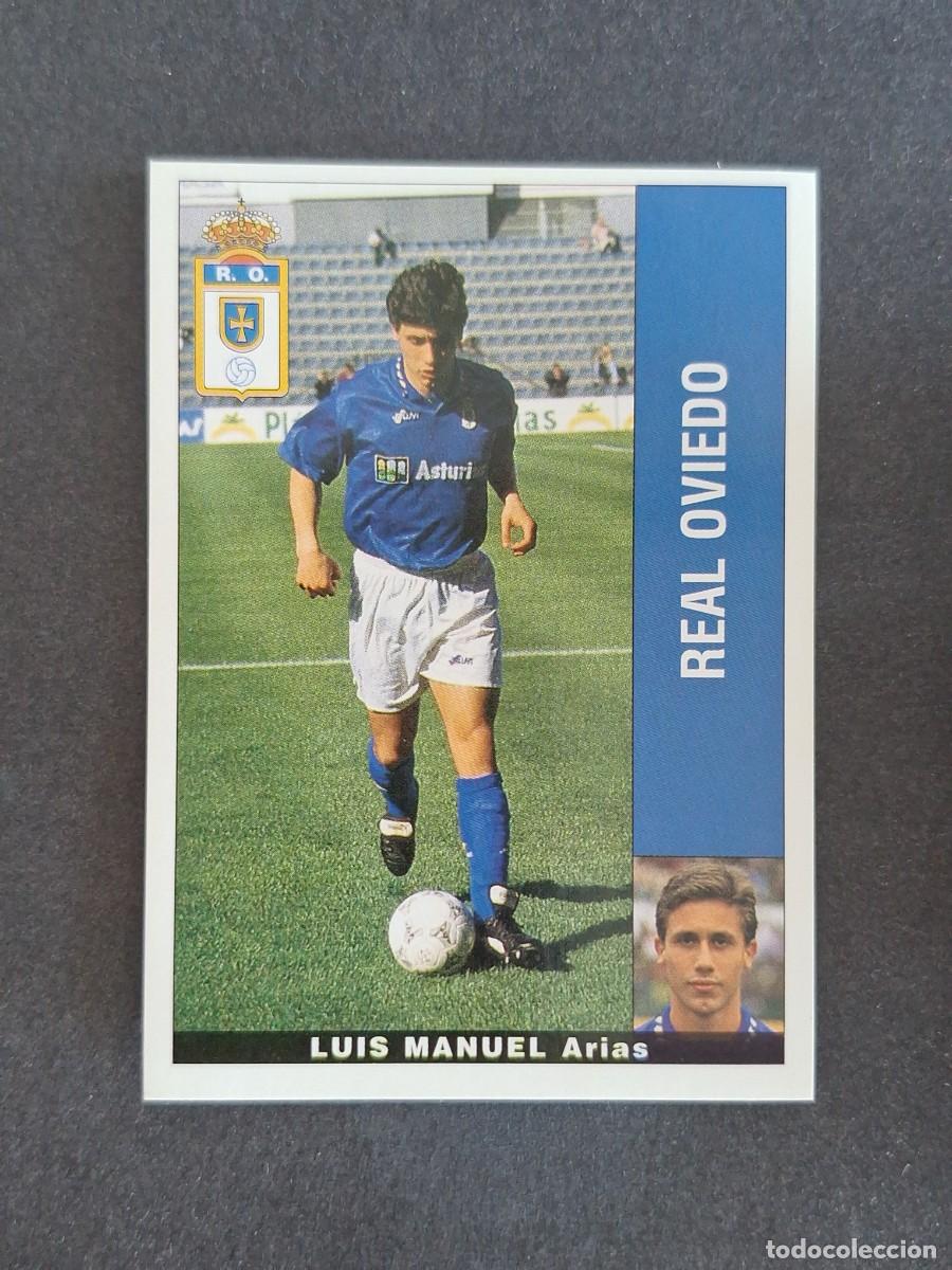 Fu&szlig;ball-Sticker: L2 LUIS MANUEL REAL OVIEDO PANINI LIGA 1995 1996 95 96 NUNCA PEGADO SIN PEGAR