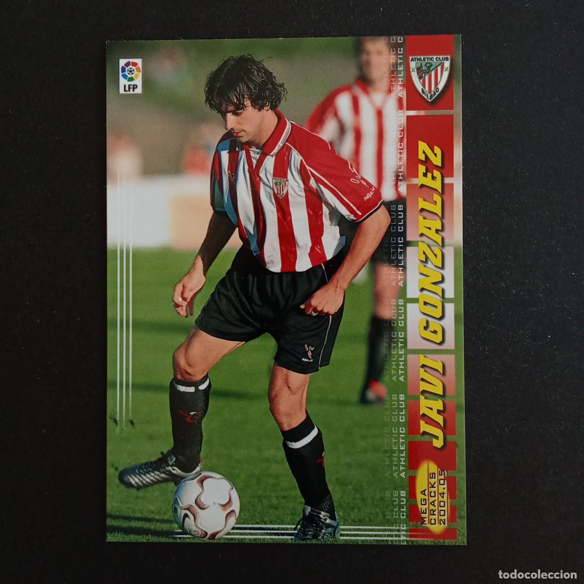 Football Stickers: 21 JAVI GONZALEZ ATHLETIC BILBAO LIGA 2004 2005 04 05 MEGACRACKS PANINI -
