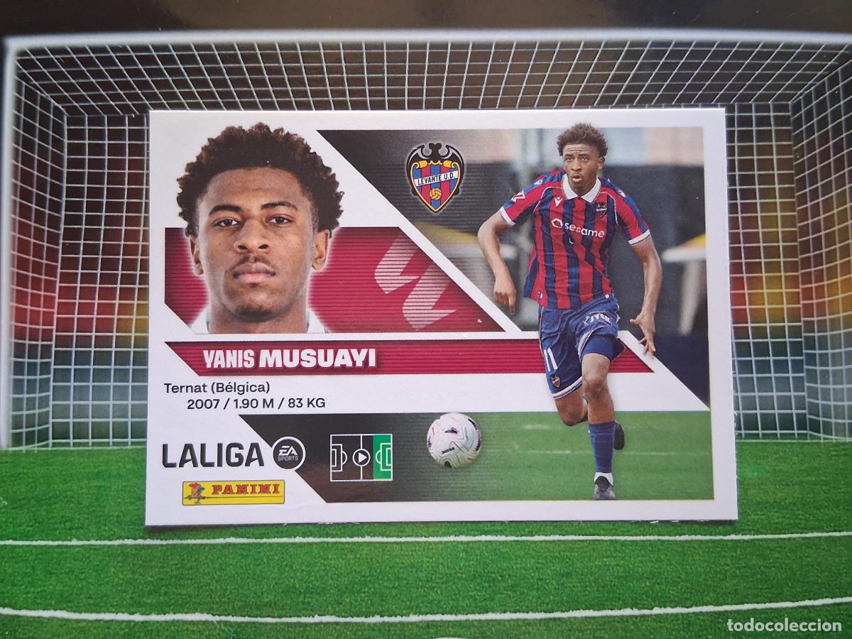 Cromos de f&uacute;tbol: 20 BIS MUSUAYI COLOCA LEVANTE CROMOS EDICIONES ESTE LIGA FUTBOL PANINI 2026 2027 26 27