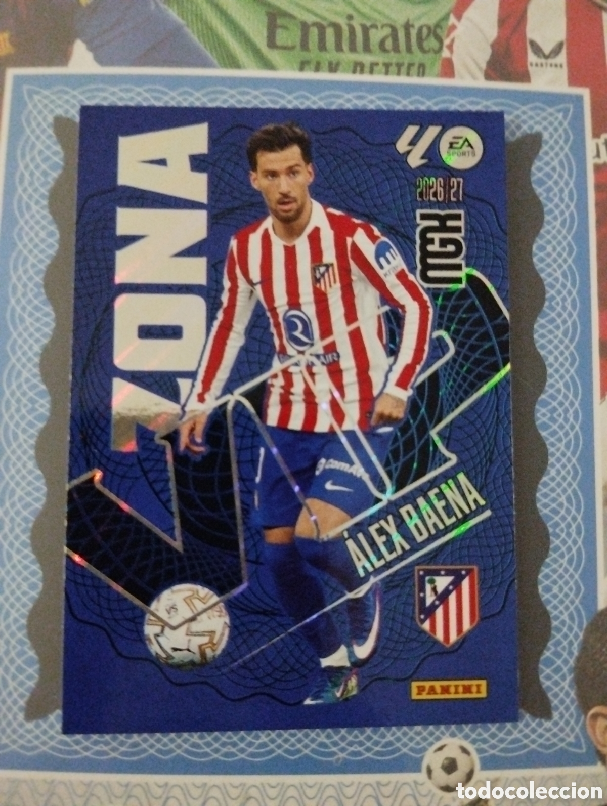 Cromos de f&uacute;tbol: MEGA CRACK 2026 2027 26 27- PANINI - N&ordm; 520 &Aacute;LEX BAENA ATL&Eacute;TICO DE MADRID MADRID ZONA VIP