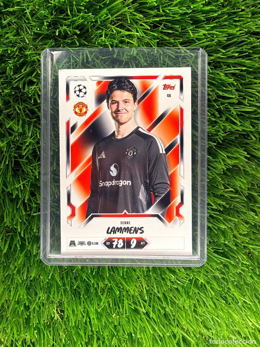 Cromos de f&uacute;tbol: N&ordm; 46 Senne Lammens Manchester United Match Attax 26 27