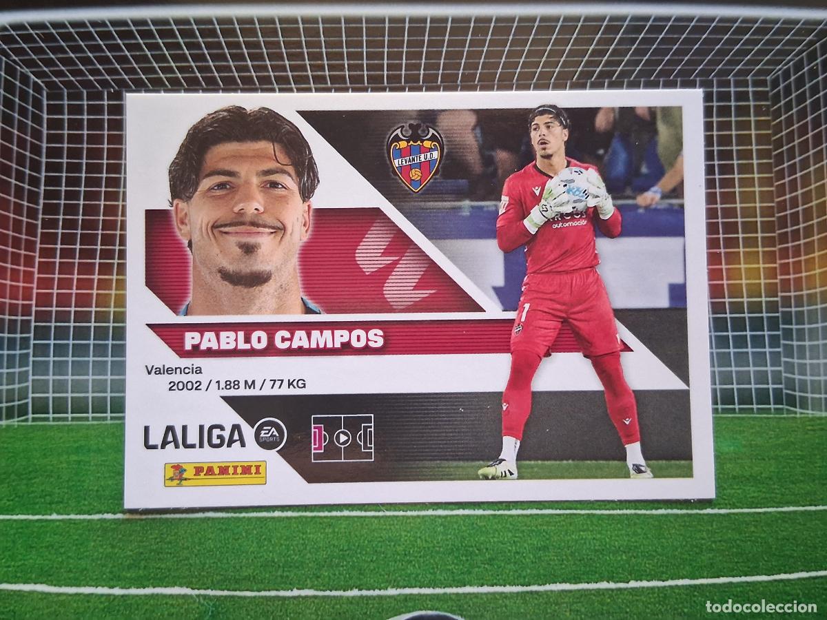 Cromos de f&uacute;tbol: 4 PABLO CAMPOS LEVANTE CROMOS EDICIONES ESTE LIGA FUTBOL PANINI 2026 2027 26 27