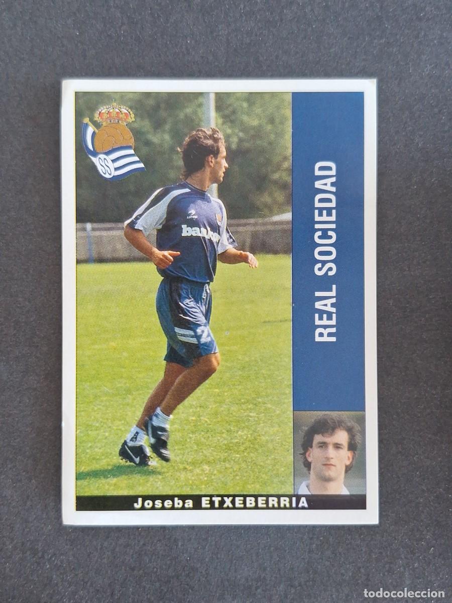 Cromos de f&uacute;tbol: L2 ETXEBERRIA REAL SOCIEDAD PANINI LIGA 1995 1996 95 96 NUNCA PEGADO SIN PEGAR