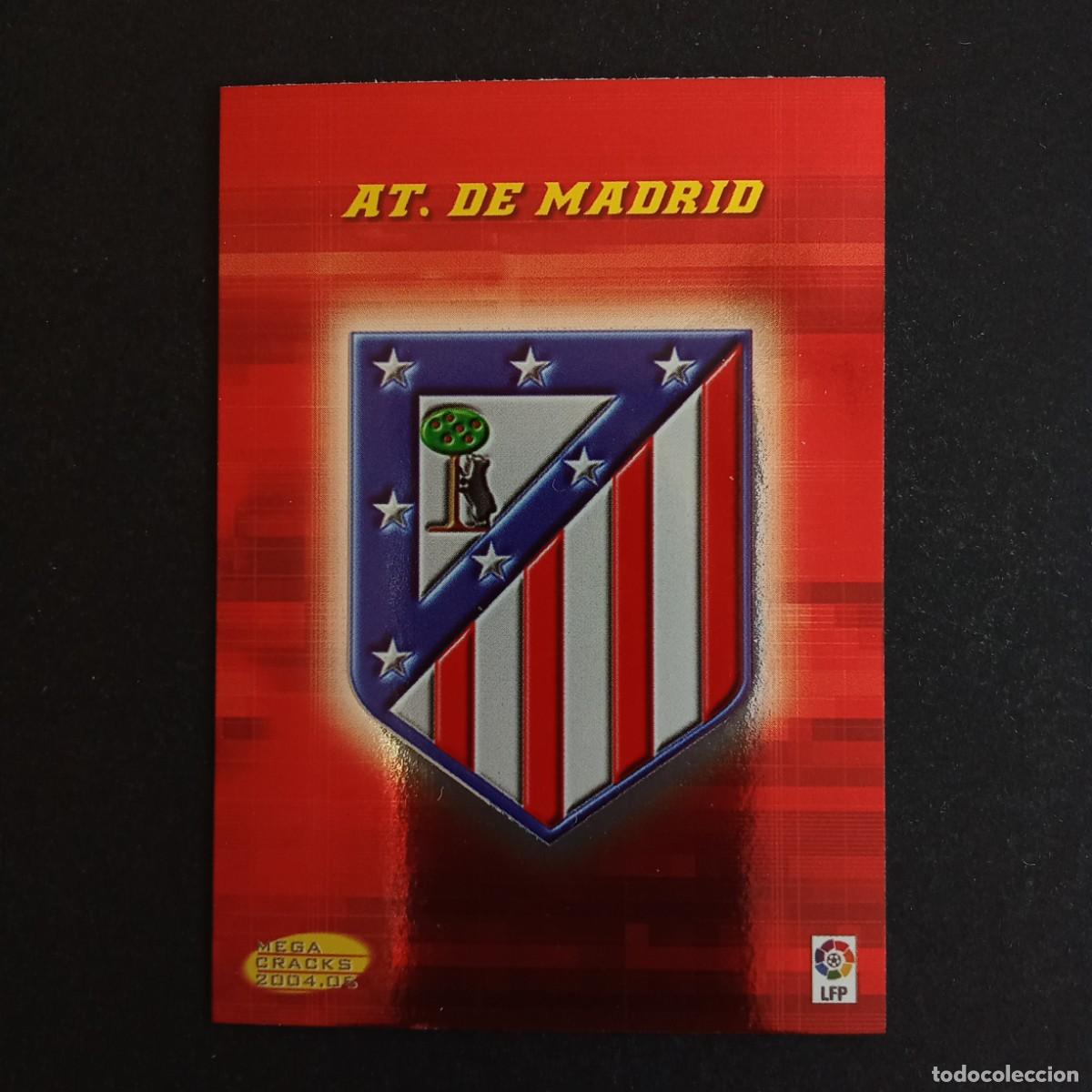 Cromos de f&uacute;tbol: 37 ESCUDO ATLETICO MADRID LIGA 2004 2005 04 05 MEGACRACKS PANINI -