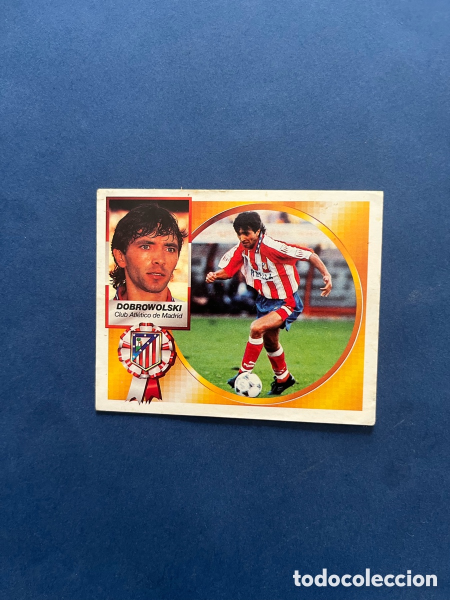 Cromos de f&uacute;tbol: Dobrowolski At.Madrid Este 1994-95 ( coloca ) sin pegar .