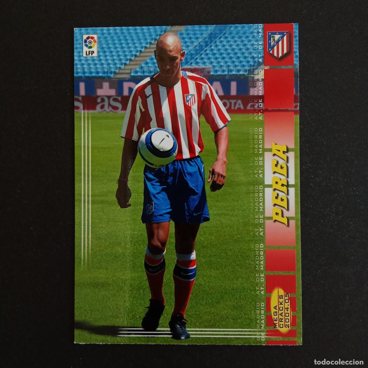 Cartes &agrave; collectionner de Football: 40 PEREA ATLETICO MADRID LIGA 2004 2005 04 05 MEGACRACKS PANINI - NUMERO SIN ESPACIO