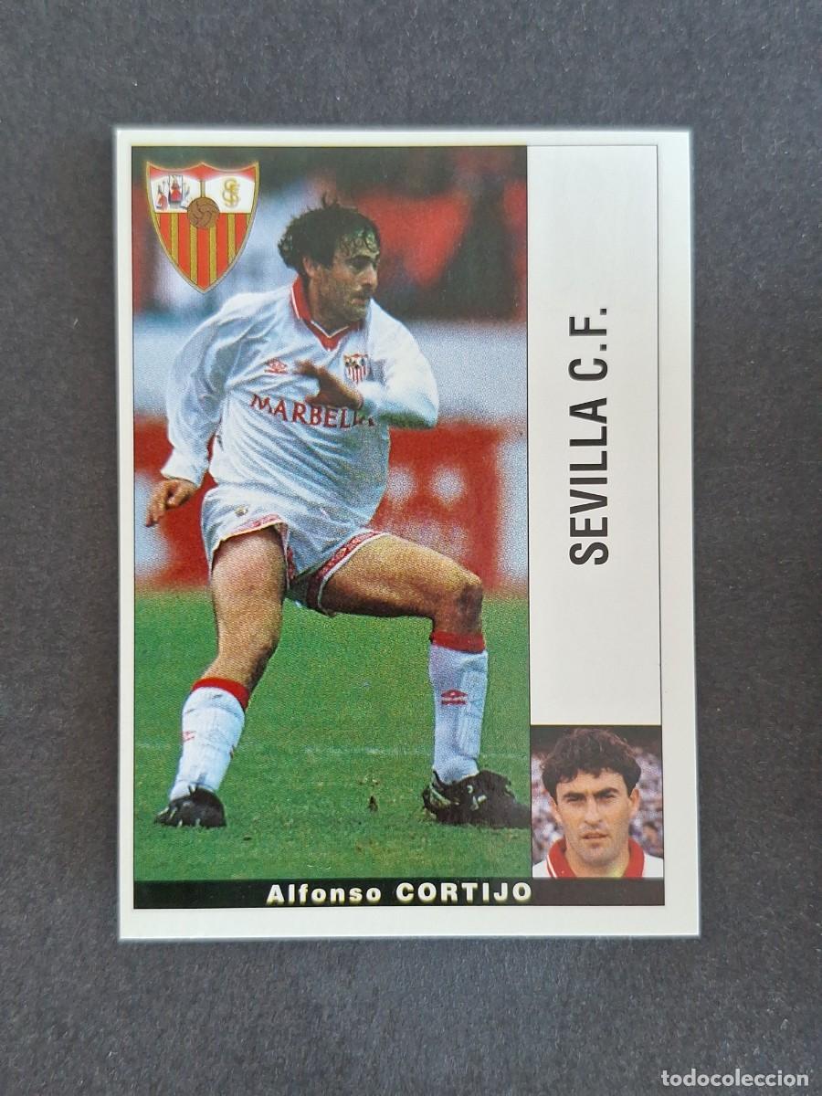 Cromos de f&uacute;tbol: L2 CORTIJO SEVILLA C. F. PANINI LIGA 1995 1996 95 96 NUNCA PEGADO SIN PEGAR