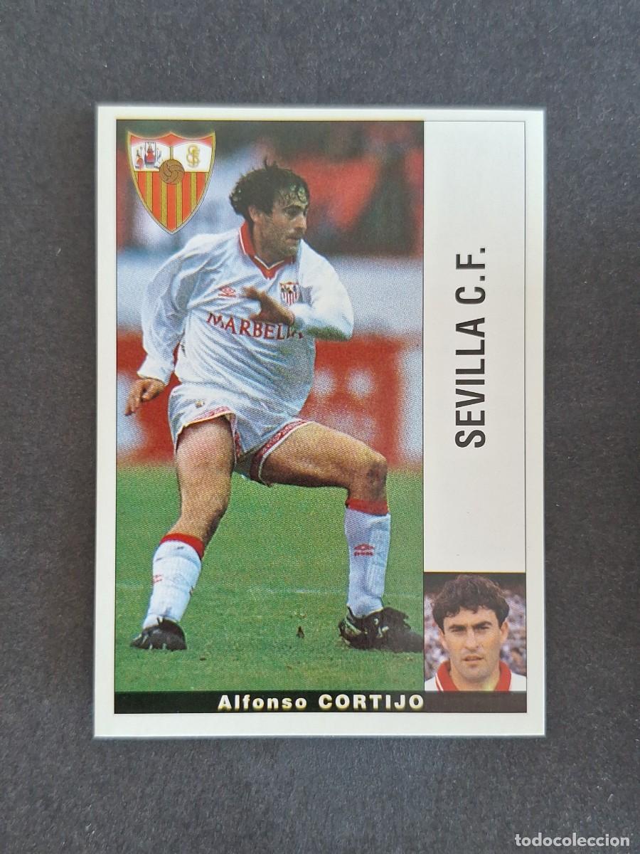 Cromos de f&uacute;tbol: L2 CORTIJO SEVILLA C. F. PANINI LIGA 1995 1996 95 96 NUNCA PEGADO SIN PEGAR