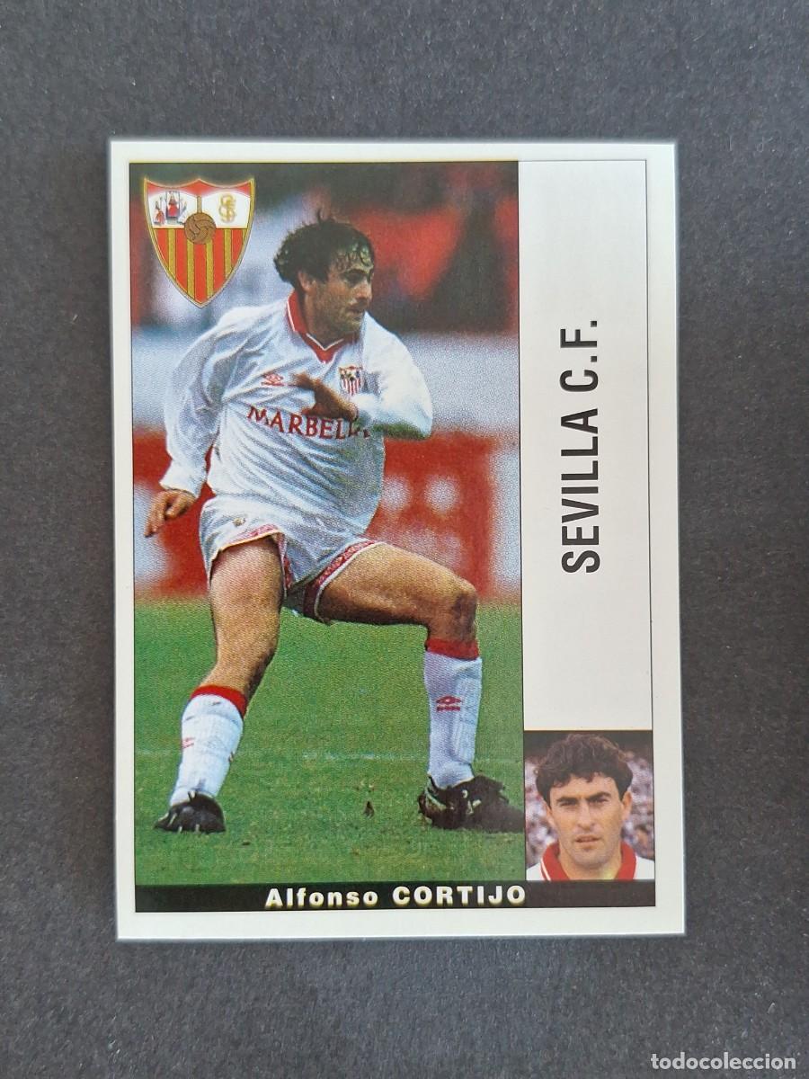 Cromos de f&uacute;tbol: L2 CORTIJO SEVILLA C. F. PANINI LIGA 1995 1996 95 96 NUNCA PEGADO SIN PEGAR
