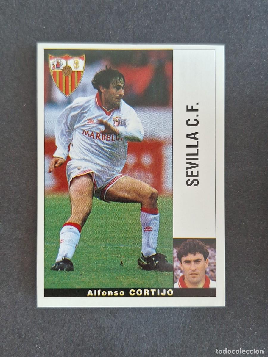 Cromos de f&uacute;tbol: L2 CORTIJO SEVILLA C. F. PANINI LIGA 1995 1996 95 96 NUNCA PEGADO SIN PEGAR