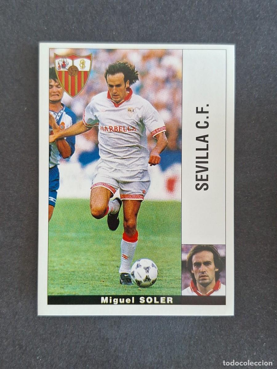 Cromos de f&uacute;tbol: L2 SOLER SEVILLA C. F. PANINI LIGA 1995 1996 95 96 NUNCA PEGADO SIN PEGAR