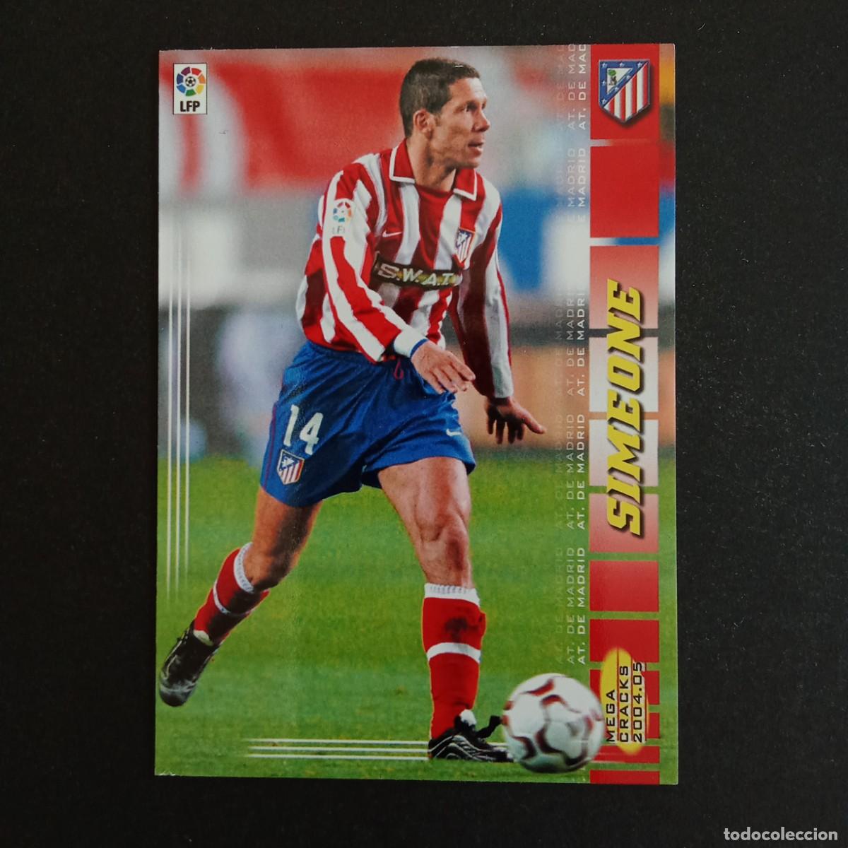 Cromos de f&uacute;tbol: 45 SIMEONE ATLETICO MADRID LIGA 2004 2005 04 05 MEGACRACKS PANINI - NUMERO CON ESPACIO