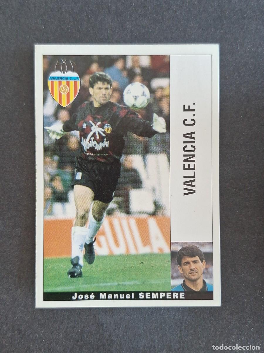 Cromos de f&uacute;tbol: L2 SEMPERE VALENCIA C. F. PANINI LIGA 1995 1996 95 96 NUNCA PEGADO SIN PEGAR