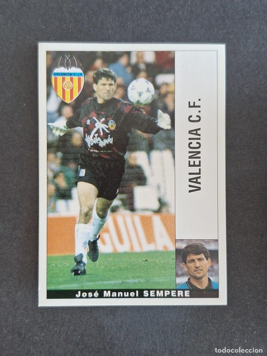 Cromos de f&uacute;tbol: L2 SEMPERE VALENCIA C. F. PANINI LIGA 1995 1996 95 96 NUNCA PEGADO SIN PEGAR