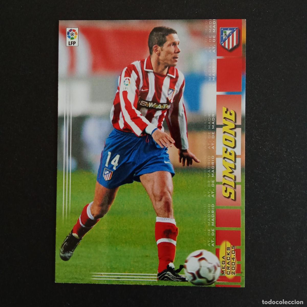 Cromos de f&uacute;tbol: 45 SIMEONE ATLETICO MADRID LIGA 2004 2005 04 05 MEGACRACKS PANINI - NUMERO SIN ESPACIO