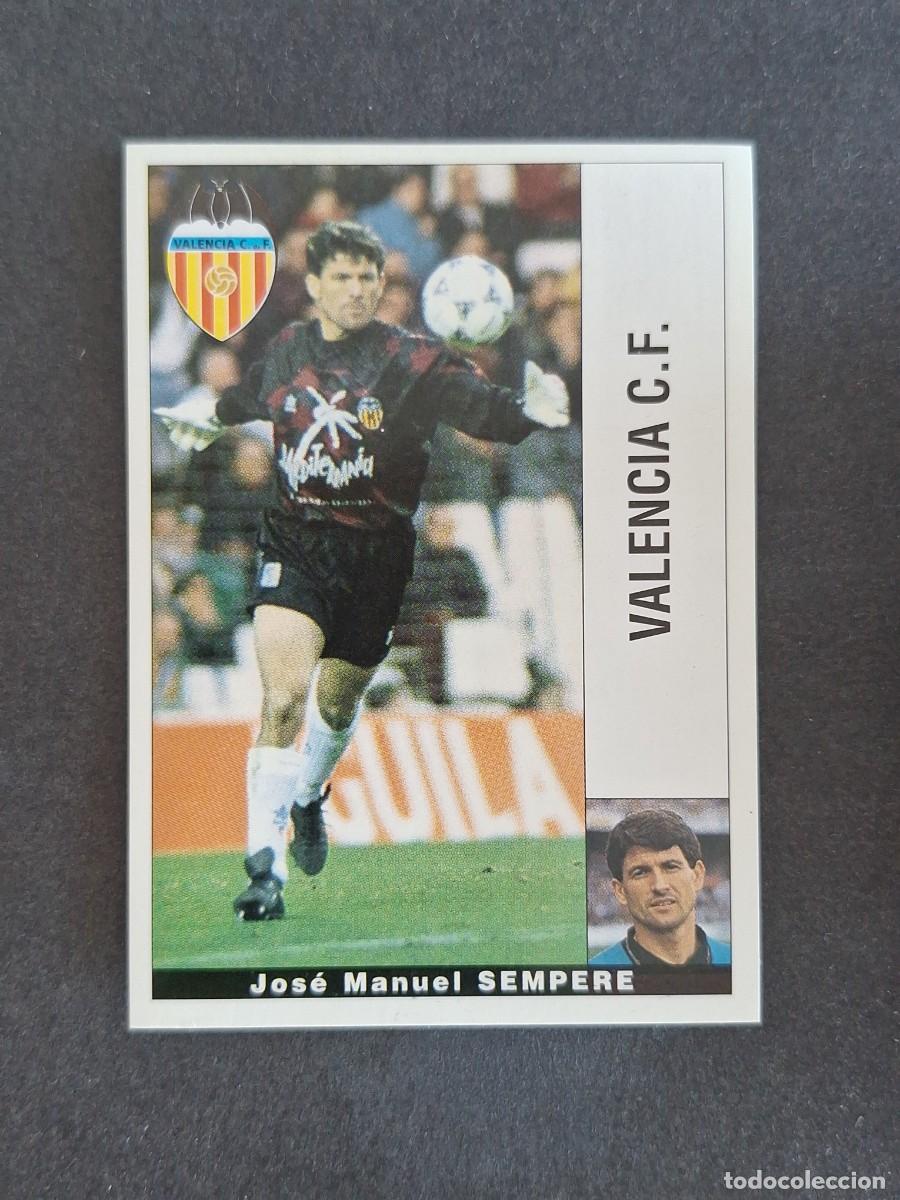 Cromos de f&uacute;tbol: L2 SEMPERE VALENCIA C. F. PANINI LIGA 1995 1996 95 96 NUNCA PEGADO SIN PEGAR