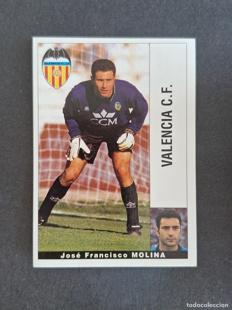 Cromos de f&uacute;tbol: L2 MOLINA VALENCIA C. F. PANINI LIGA 1995 1996 95 96 NUNCA PEGADO SIN PEGAR