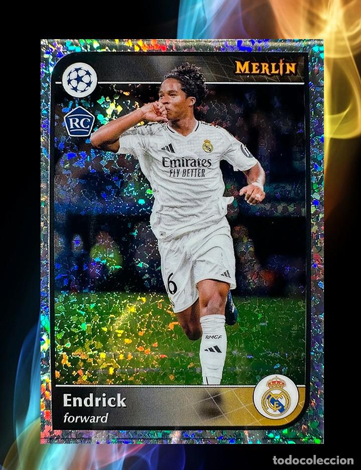Cromos de f&uacute;tbol: Endrick (RC) - Sparkle - 2024-25 Topps Merlin Chrome UCC Soccer