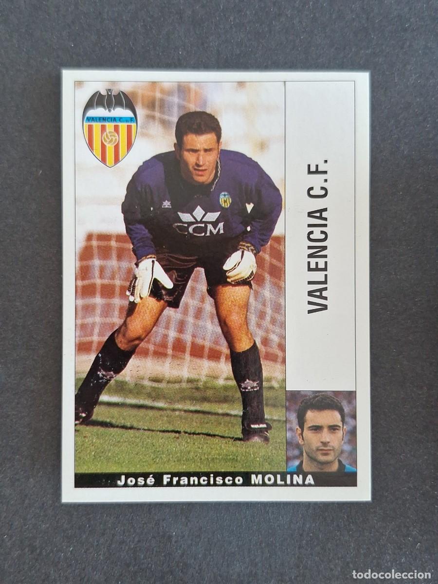 Cromos de f&uacute;tbol: L2 MOLINA VALENCIA C. F. PANINI LIGA 1995 1996 95 96 NUNCA PEGADO SIN PEGAR