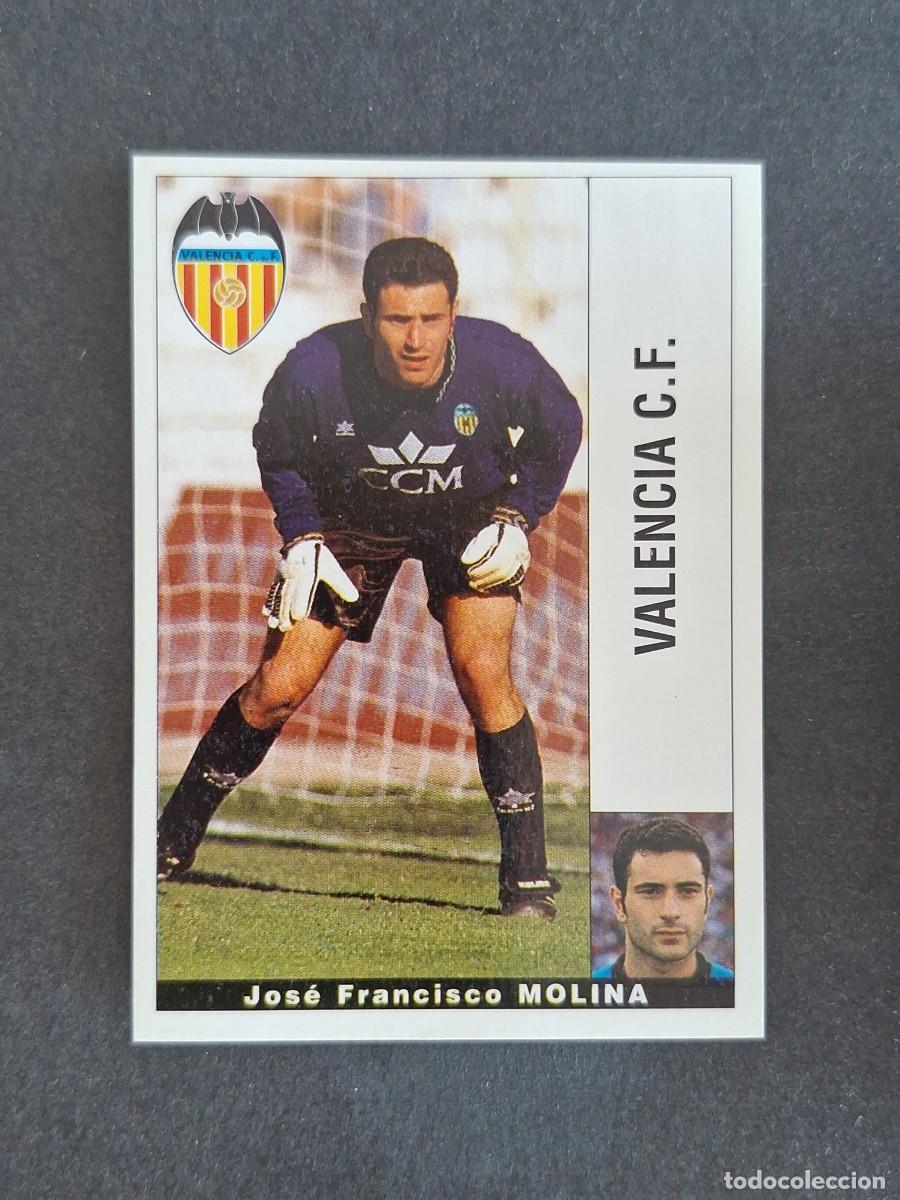 Cromos de f&uacute;tbol: L2 MOLINA VALENCIA C. F. PANINI LIGA 1995 1996 95 96 NUNCA PEGADO SIN PEGAR