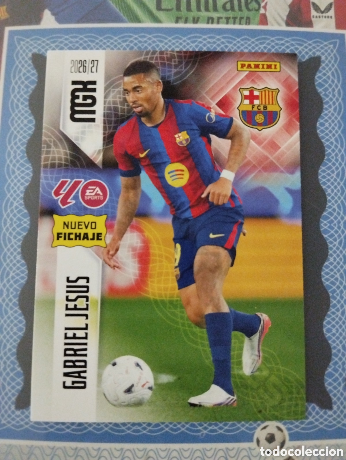 Cromos de f&uacute;tbol: MEGA CRACK 2026 2027 26 27- PANINI - N&ordm; 512 F.C. BARCELONA &Uacute;LTIMOS FICHAJES