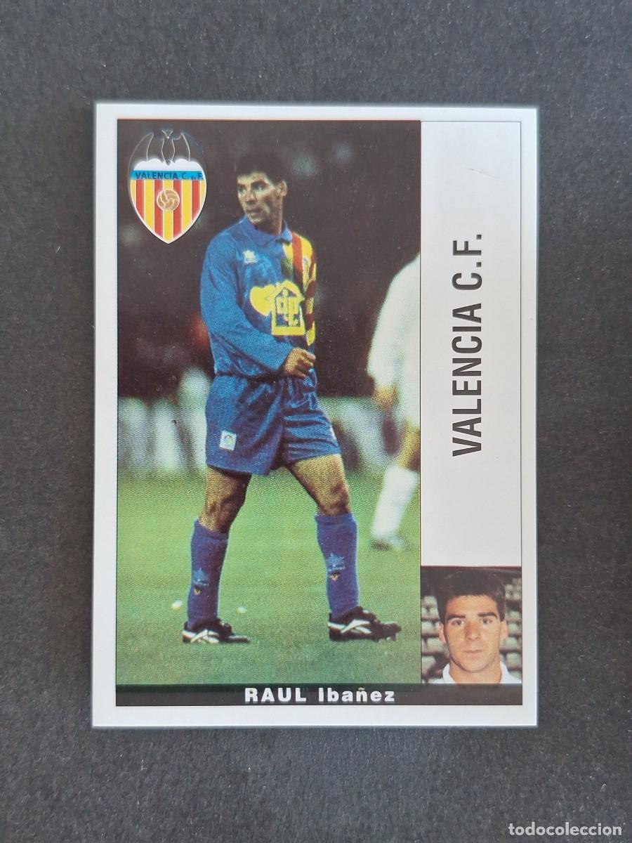 Cromos de f&uacute;tbol: L2 RAUL VALENCIA C. F. PANINI LIGA 1995 1996 95 96 NUNCA PEGADO SIN PEGAR