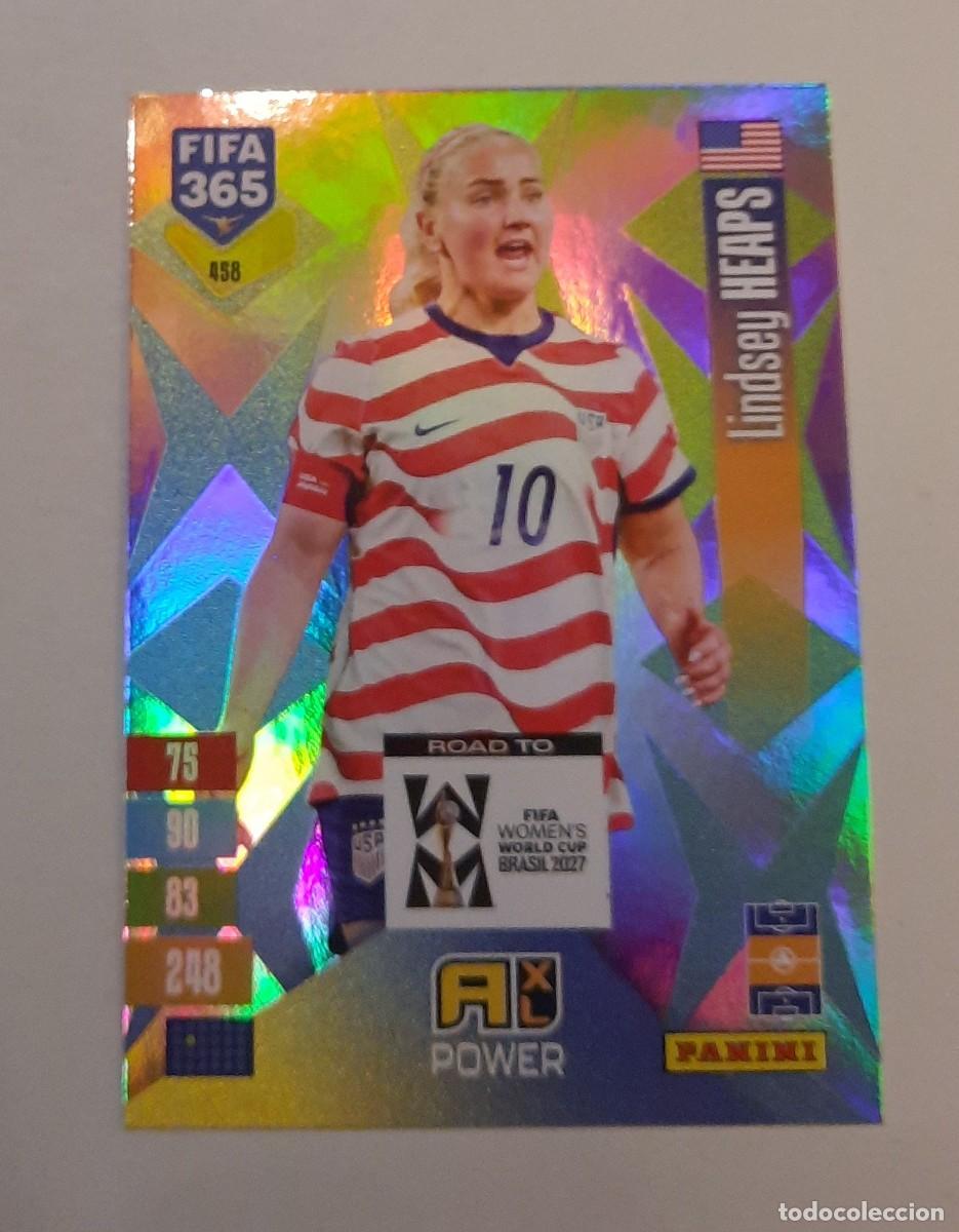 Cromos de f&uacute;tbol: Lindsey Heaps USA #458 Mundial Femenina Fifa World Cup 2027 Brasil