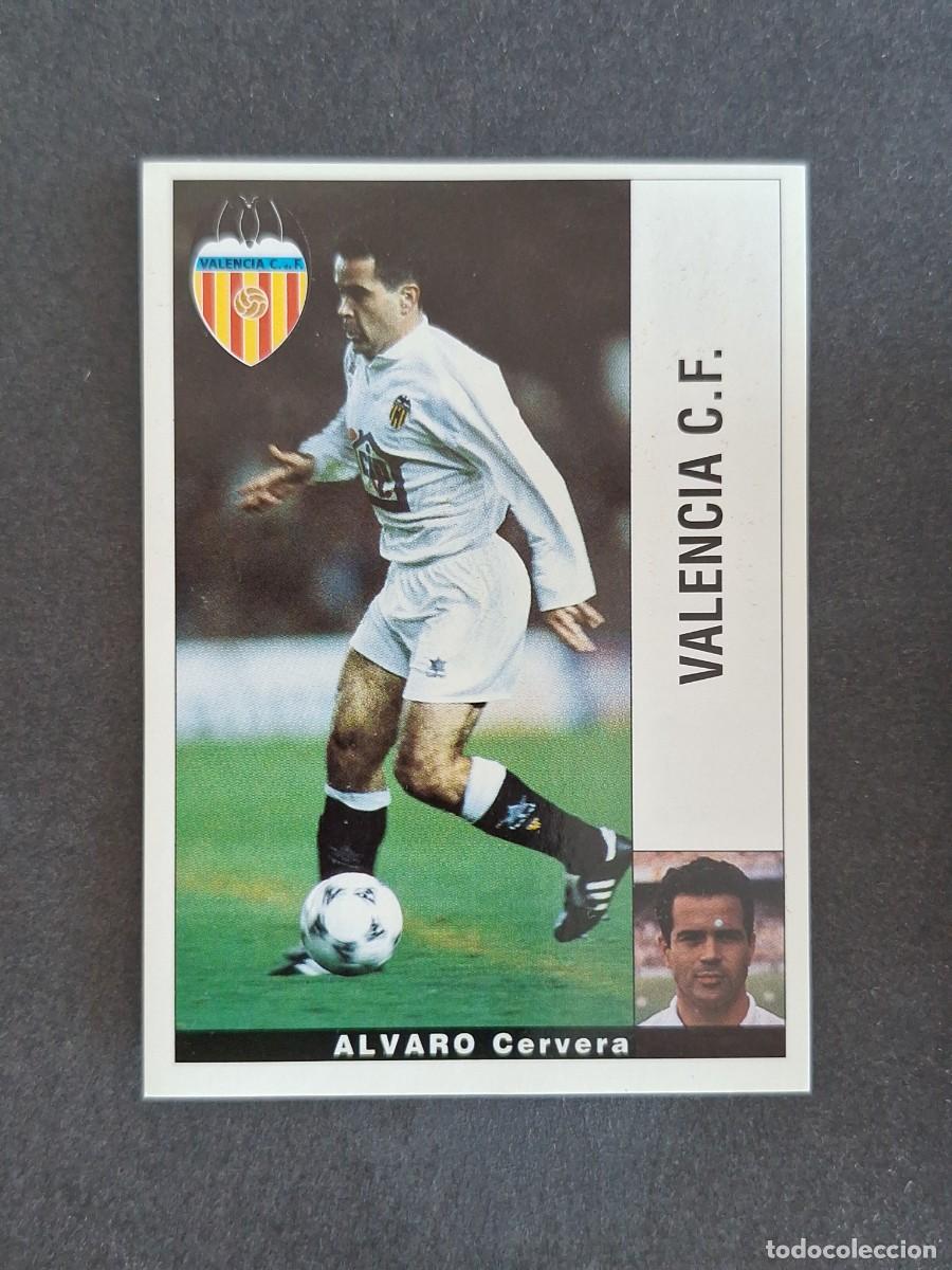 Cromos de f&uacute;tbol: L2 ALVARO VALENCIA C. F. PANINI LIGA 1995 1996 95 96 NUNCA PEGADO SIN PEGAR