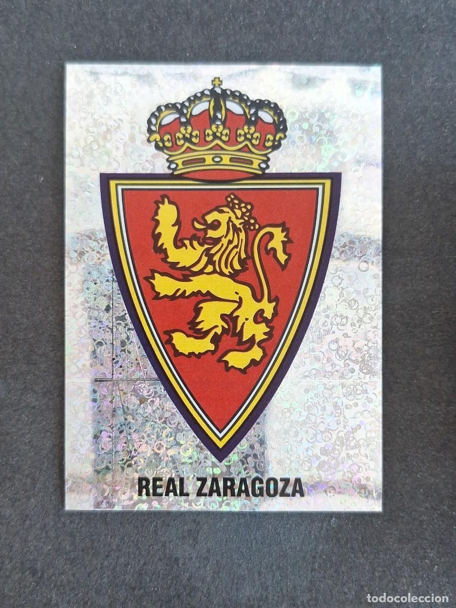 Cromos de f&uacute;tbol: L2 ESCUDO REAL ZARAGOZA PANINI LIGA 1995 1996 95 96 NUNCA PEGADO SIN PEGAR