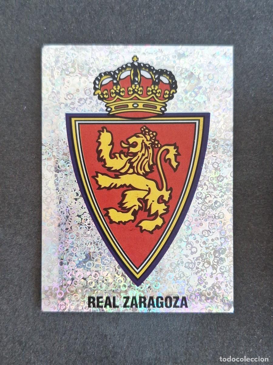 Cromos de f&uacute;tbol: L2 ESCUDO REAL ZARAGOZA PANINI LIGA 1995 1996 95 96 NUNCA PEGADO SIN PEGAR