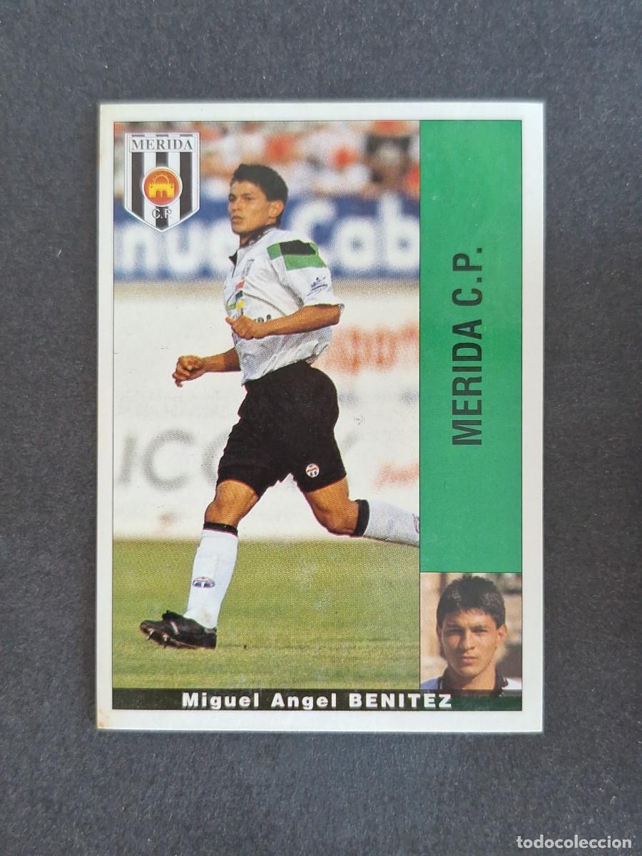 Cromos de f&uacute;tbol: L2 BENITEZ MERIDA C. P. PANINI LIGA 1995 1996 95 96 NUNCA PEGADO SIN PEGAR